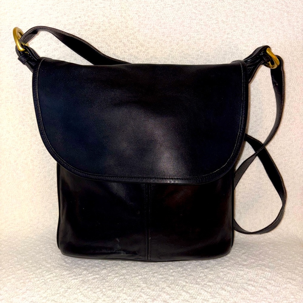 Coach Black Leather Bag